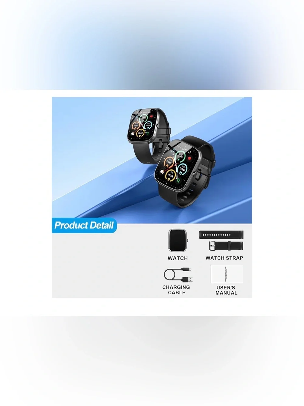 Smart Fitness Watch - Black